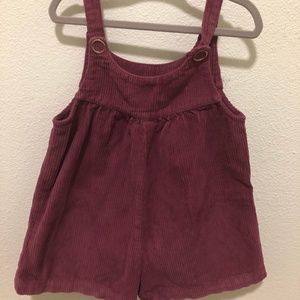 CORDUROY JUMPSUIT WITH EYELETS - 2-3 YEARS